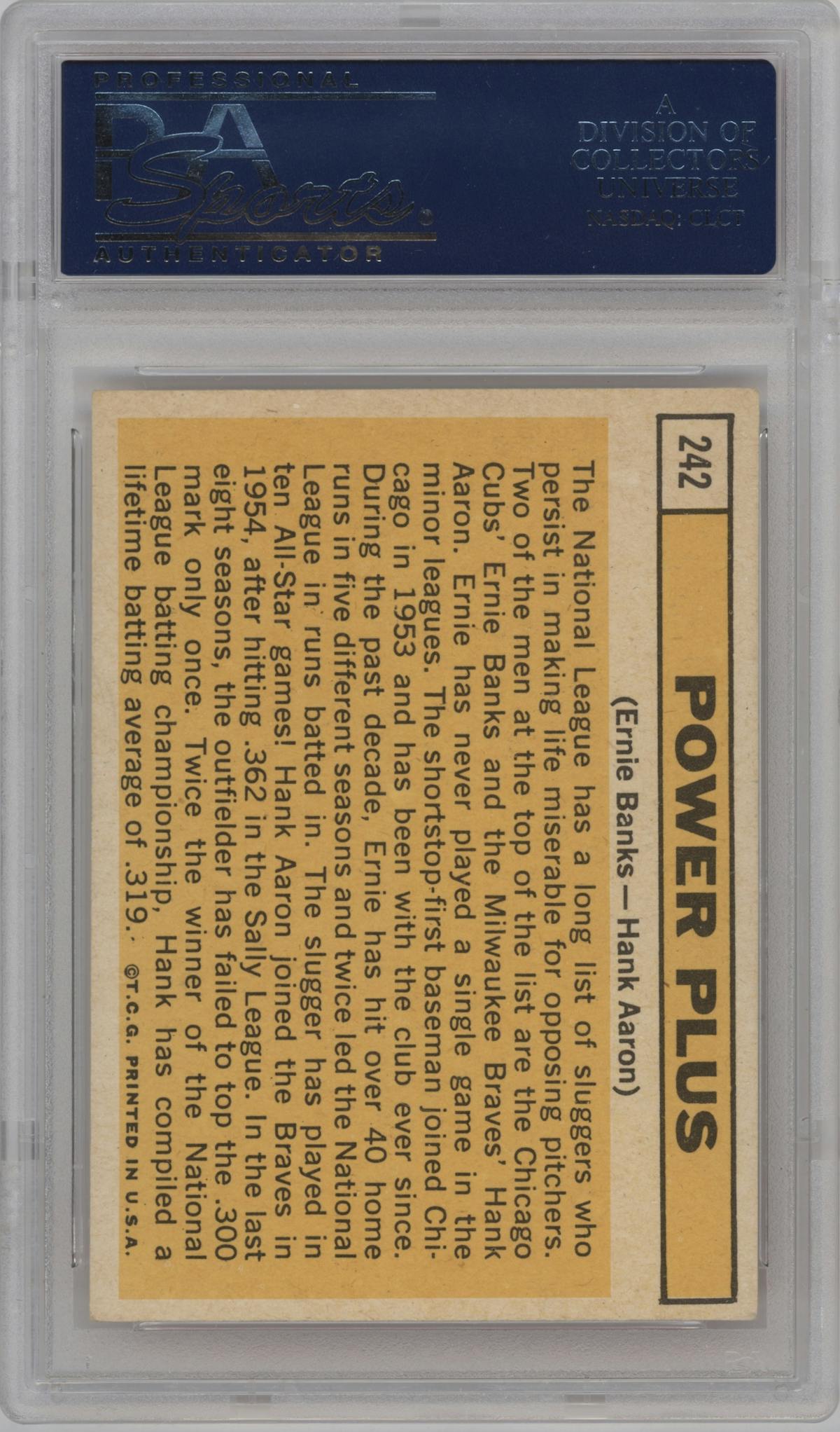 Ernie Banks/Hank Aaron