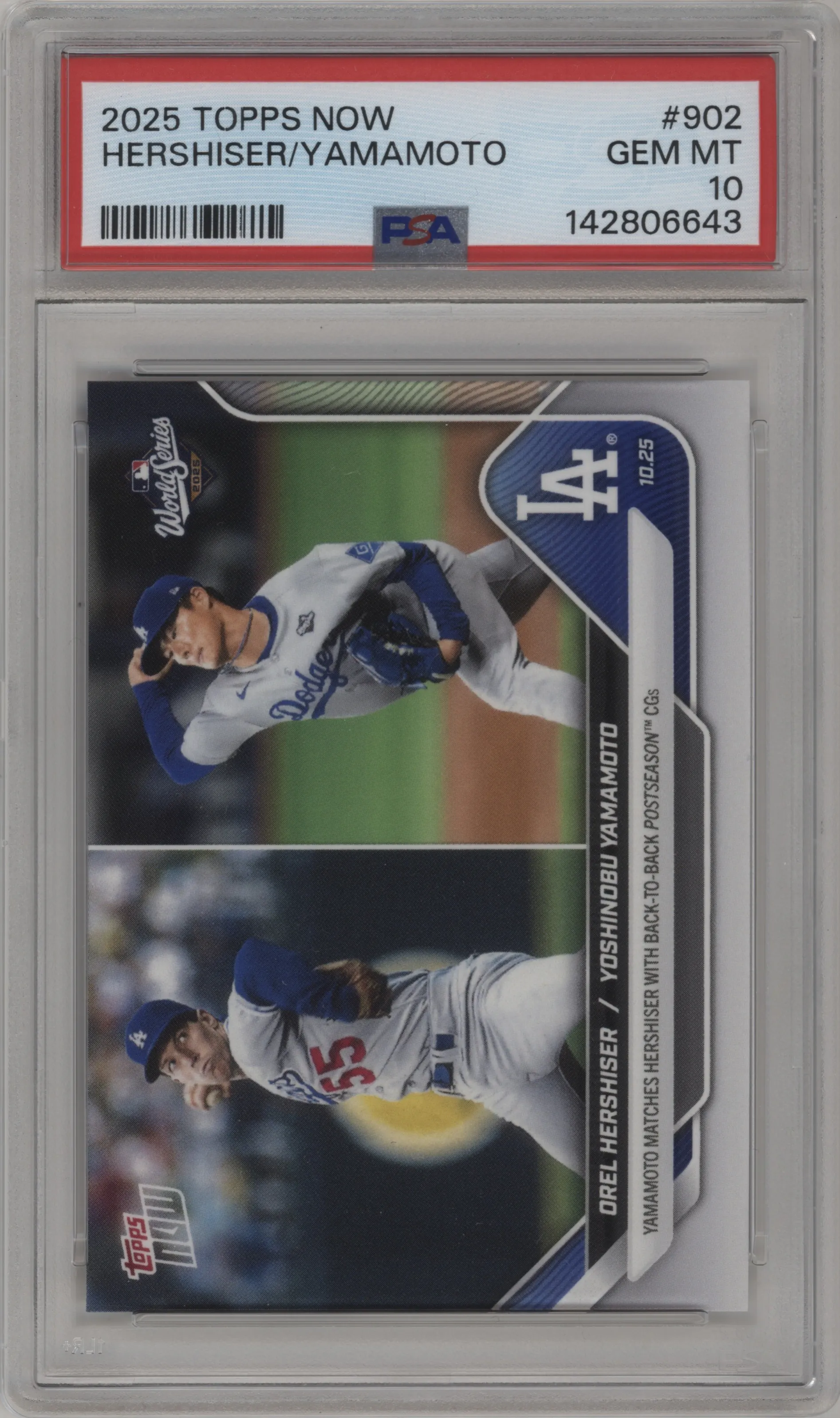 Orel Hershiser/Yoshinobu Yamamoto