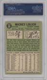 Mickey Lolich from the 1967 Topps set graded by PSA and given an overall grade of 9.