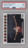 LeBron James from the 2008-09 Topps Chrome  set graded by PSA and given an overall grade of 9.
