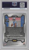 Hendon Hooker from the 2023 Panini Prizm set featuring a Blue Wave parallel graded by PSA and given an overall grade of 10.