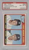 Jim Northrup/Ray Oyler from the 1965 Topps set graded by PSA and given an overall grade of 8.