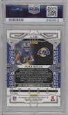 Puka Nacua from the 2023 Panini Obsidian set graded by PSA and given an overall grade of 10.