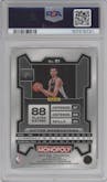 Victor Wembanyama from the 2023-24 Panini Prizm Monopoly set graded by PSA and given an overall grade of 9.