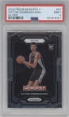 Victor Wembanyama from the 2023-24 Panini Prizm Monopoly set graded by PSA and given an overall grade of 9.