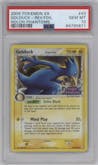 Golduck from the 2006 Pokemon EX set graded by PSA and given an overall grade of 10.