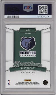 Ja Morant from the 2024-25 Donruss Optic set graded by PSA and given an overall grade of 10.