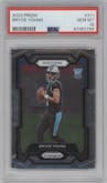 Bryce Young from the 2023 Panini Prizm set graded by PSA and given an overall grade of 10.