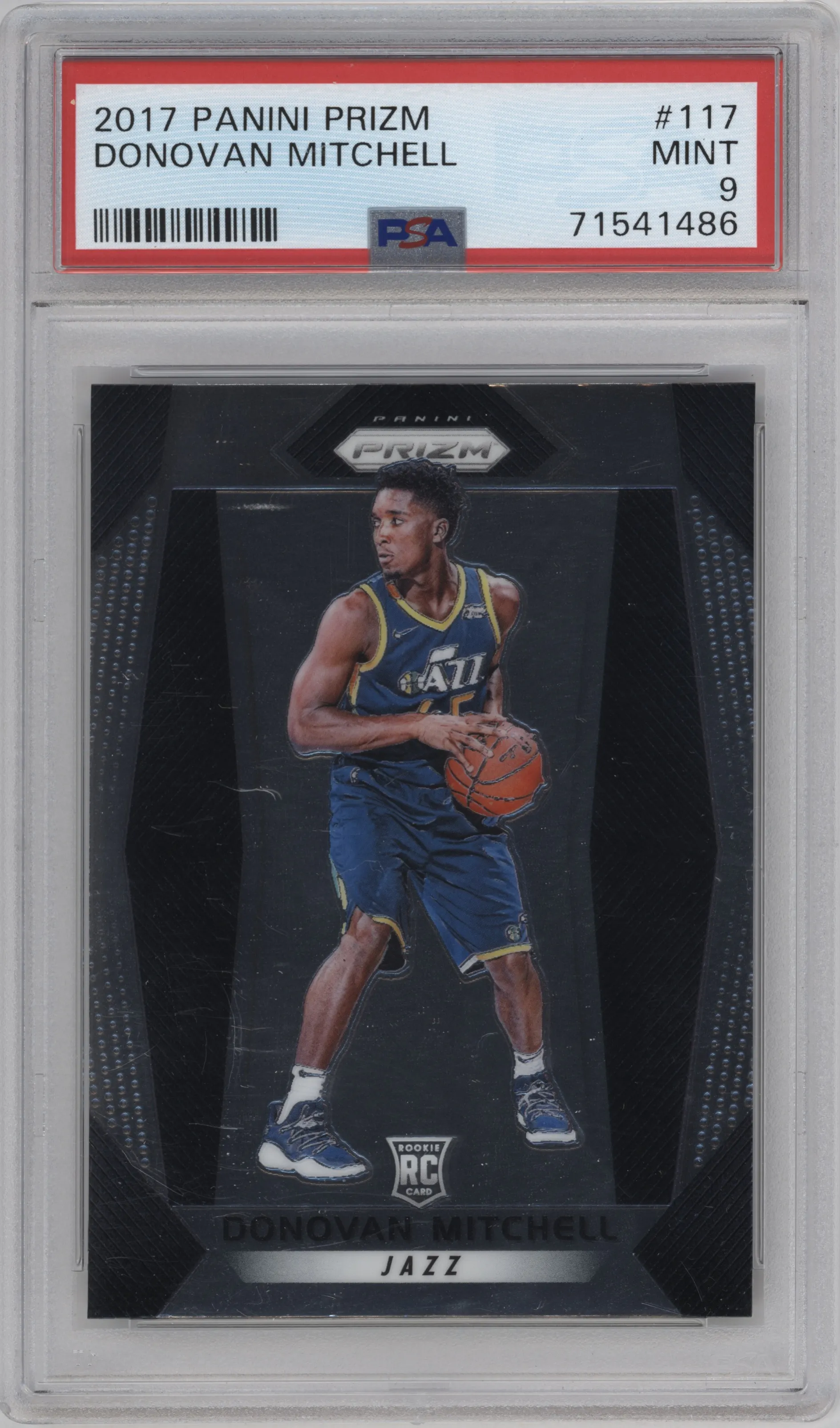 2017 Panini Prizm Donovan Mitchell PSA 9