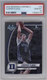 Cooper Flagg from the 2024-25 Bowman University Chrome set graded by PSA and given an overall grade of 10.