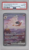 Charizard ex from the 2023 Pokemon SV set graded by PSA and given an overall grade of 10.