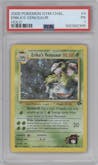 Erika's Venusaur from the 2000 Pokemon GH set graded by PSA and given an overall grade of 1.