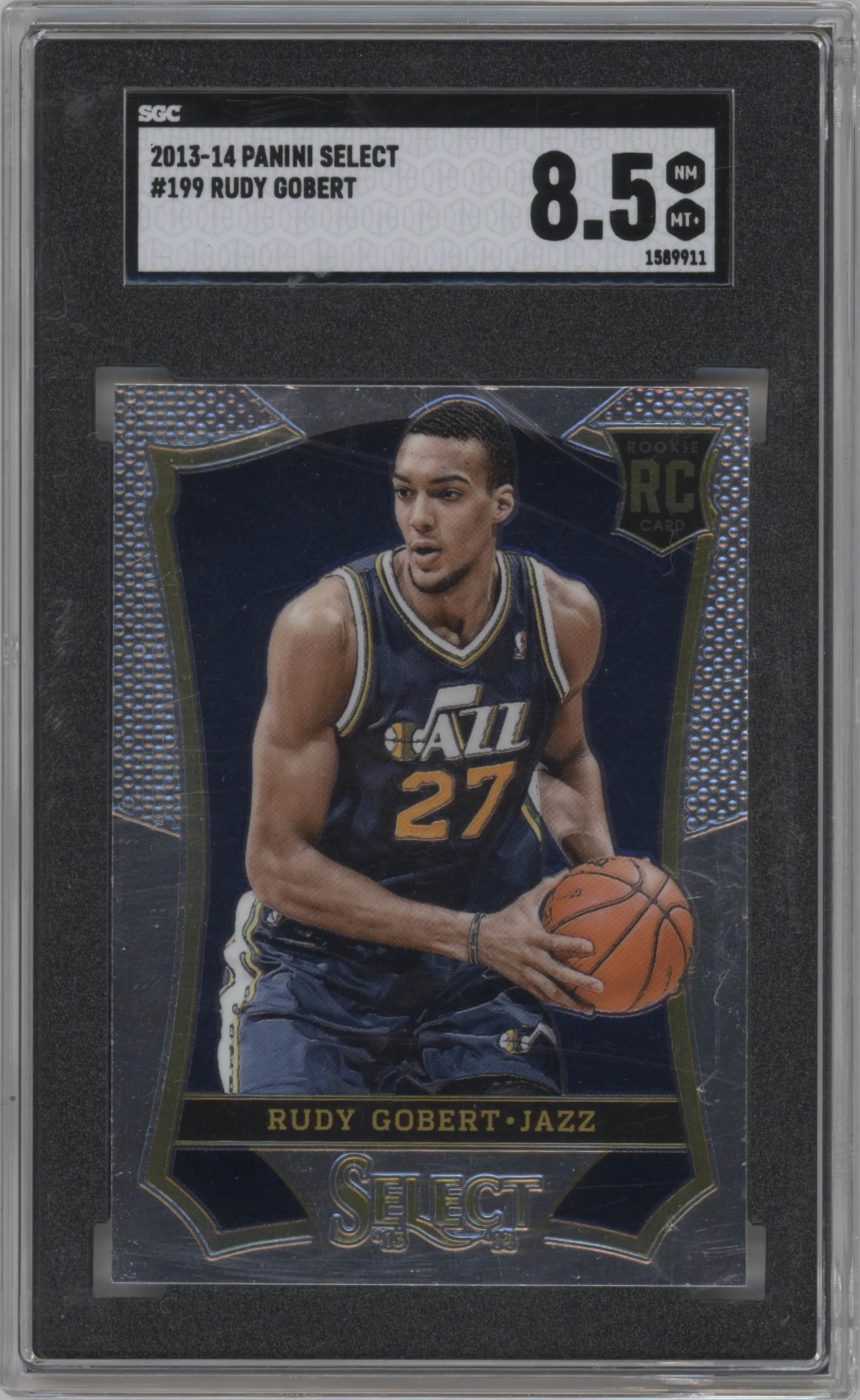 2013 Panini Select Rudy Gobert #199 SGC 8.5