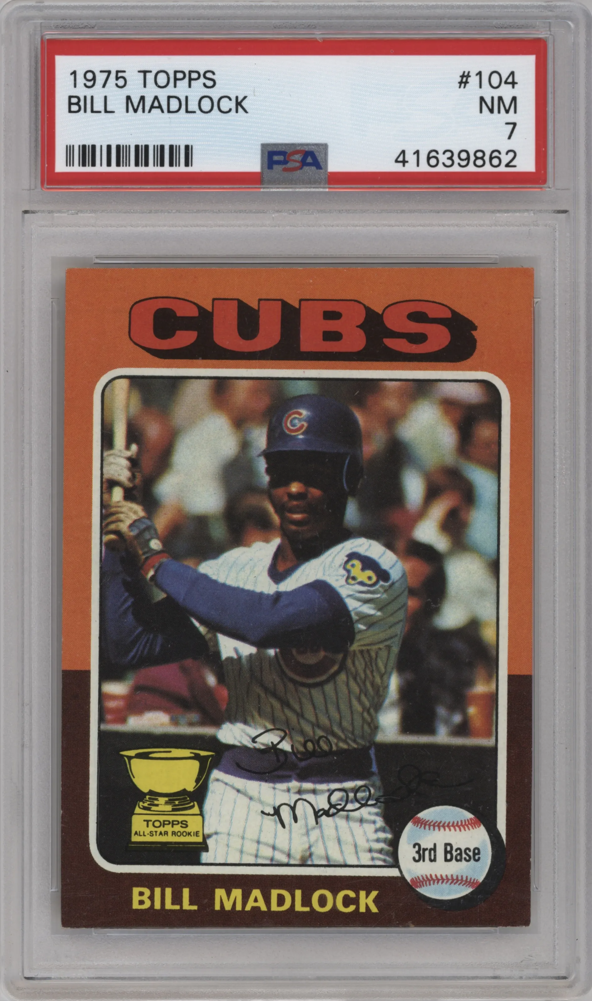 1975 Topps Bill Madlock #104 PSA 7