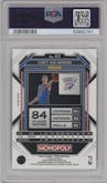 Chet Holmgren from the 2022-23 Panini Prizm Monopoly set featuring a Running Mr. Monopoly parallel graded by PSA and given an overall grade of 10.