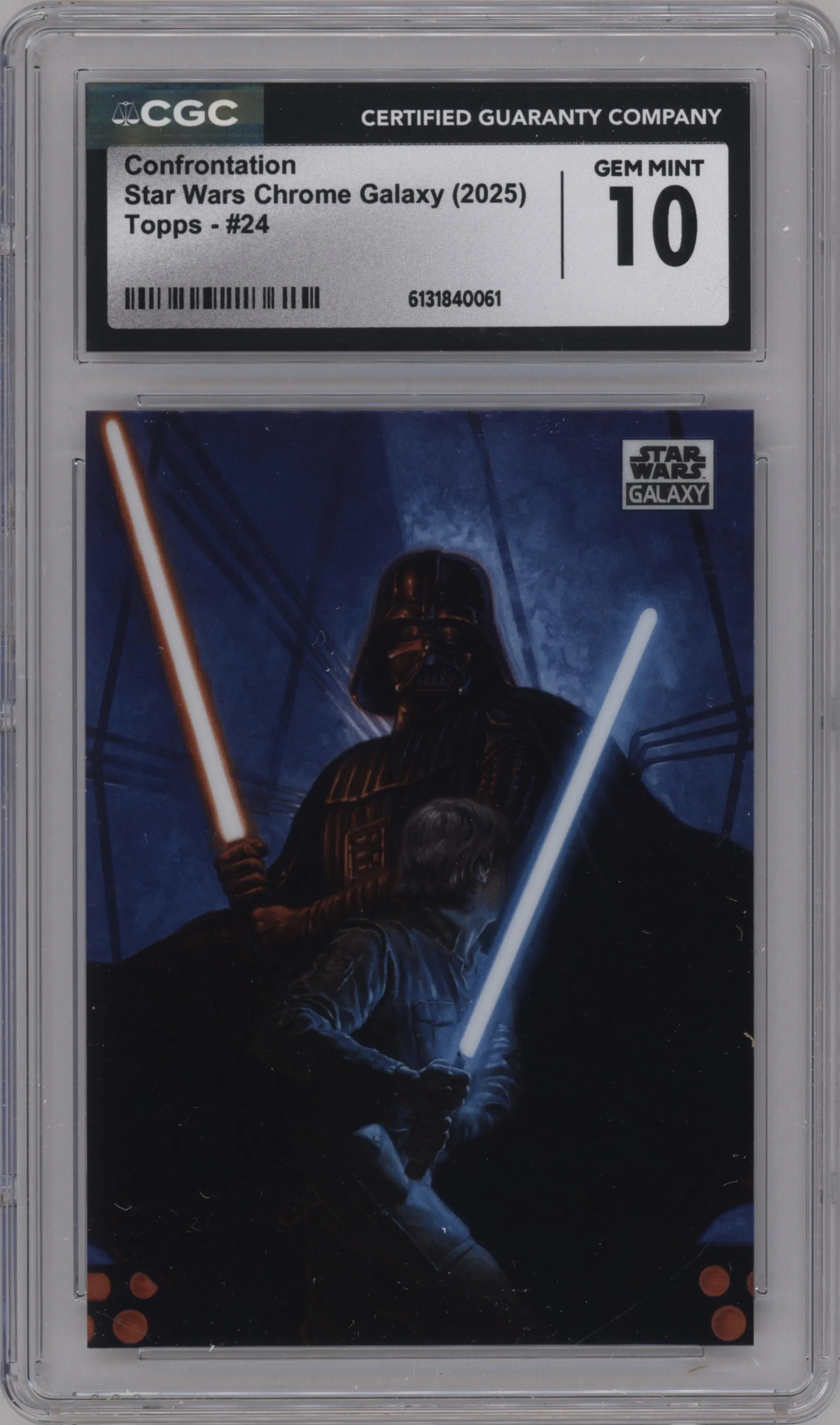 2025 Topps Chrome Star Wars Galaxy Confrontation CGC 10