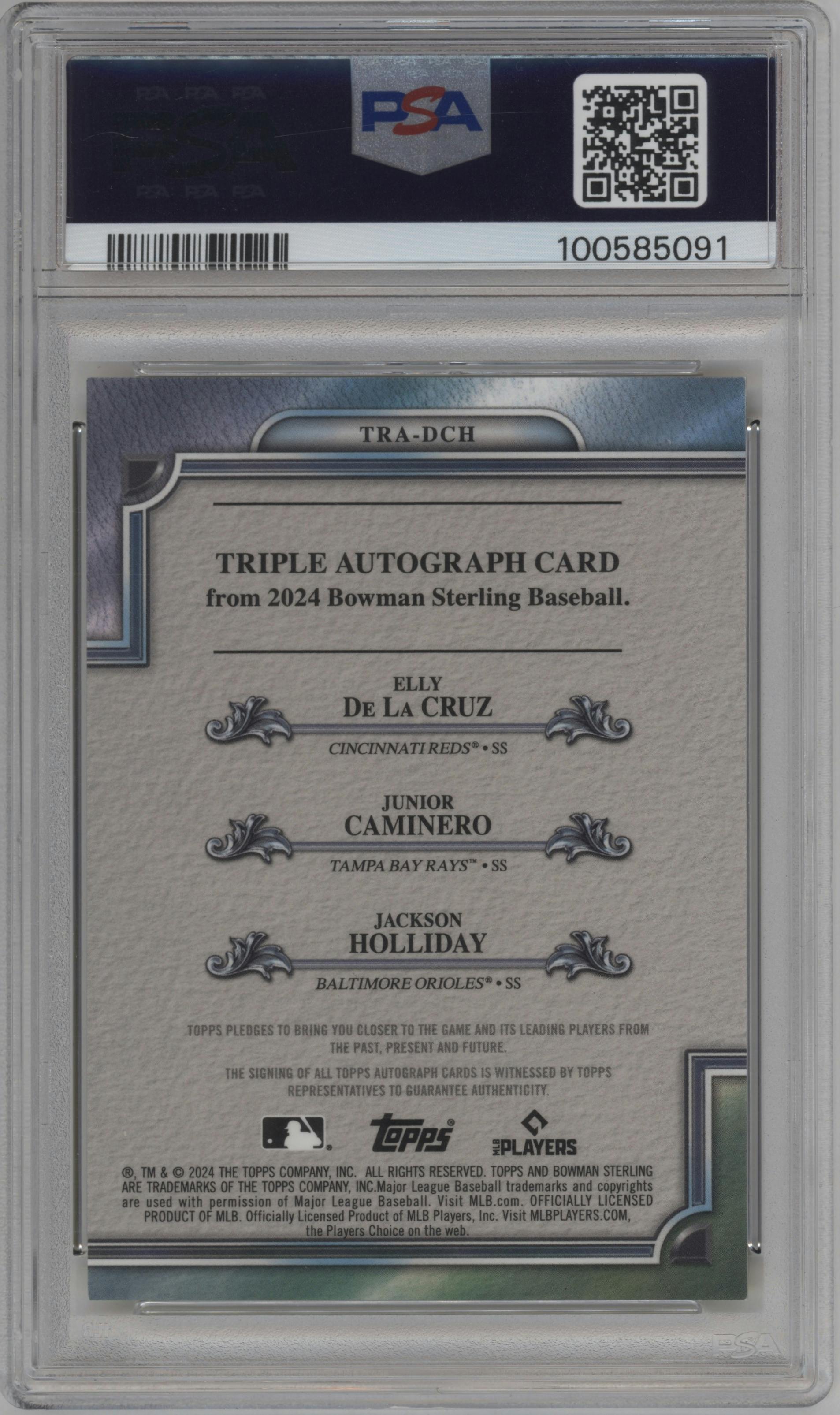 Jackson Holliday/Junior Caminero/Elly De La Cruz