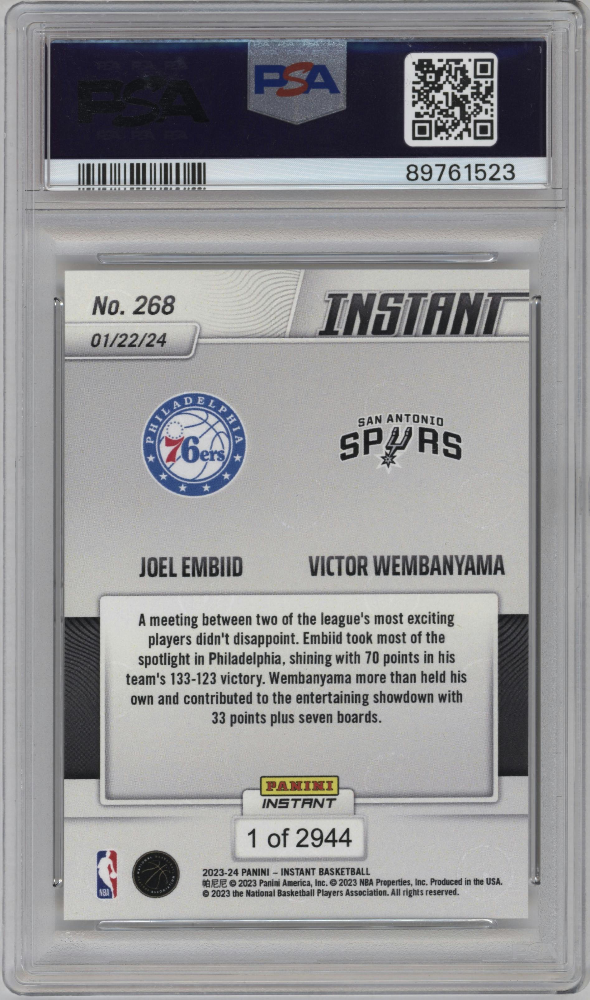 Joel Embiid/Victor Wembanyama