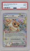 Eevee EX from the 2025 Pokemon SV set graded by PSA and given an overall grade of 9.
