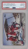 Justin Upton/Shohei Ohtani/Mike Trout from the 2018 Topps Update set graded by PSA and given an overall grade of 10.