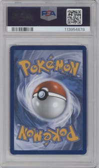 Charizard ex from the 2023 Pokemon SV set graded by PSA and given an overall grade of 10.