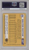 Walter Payton from the 2001 Topps Chrome set graded by PSA and given an overall grade of 8.