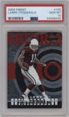 Larry Fitzgerald from the 2004 Topps Finest set graded by PSA and given an overall grade of 10.
