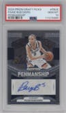 Paige Bueckers from the 2024 Panini Prizm Draft Picks set graded by PSA and given an overall grade of 10.