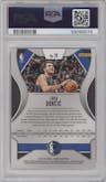 Luka Doncic from the 2019-20 Panini Prizm set graded by PSA and given an overall grade of 10.
