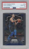 Luka Doncic from the 2019-20 Panini Prizm set graded by PSA and given an overall grade of 10.