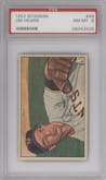 Jim Hearn from the 1952 Bowman set graded by PSA and given an overall grade of 8.