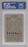 Jim Hearn from the 1952 Bowman set graded by PSA and given an overall grade of 8.