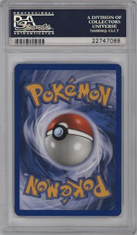 Charizard from the 2003 Pokemon E-CARD set graded by PSA and given an overall grade of 10.