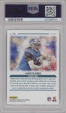 Jahmyr Gibbs from the 2023 Donruss Optic set graded by PSA and given an overall grade of 10.