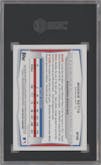 Mookie Betts from the 2014 Bowman set graded by SGC and given an overall grade of 9.5.