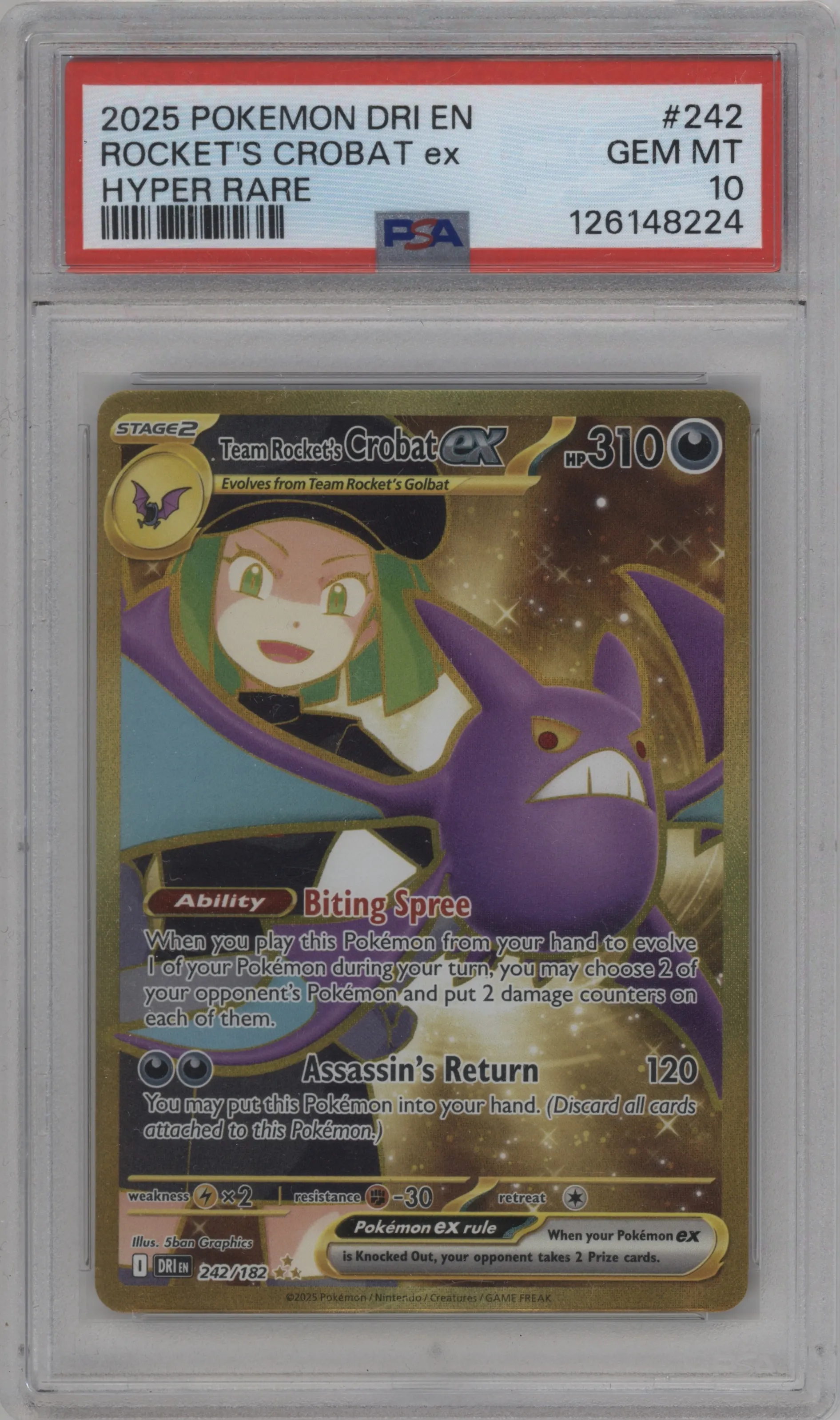 Team Rocket's Crobat ex