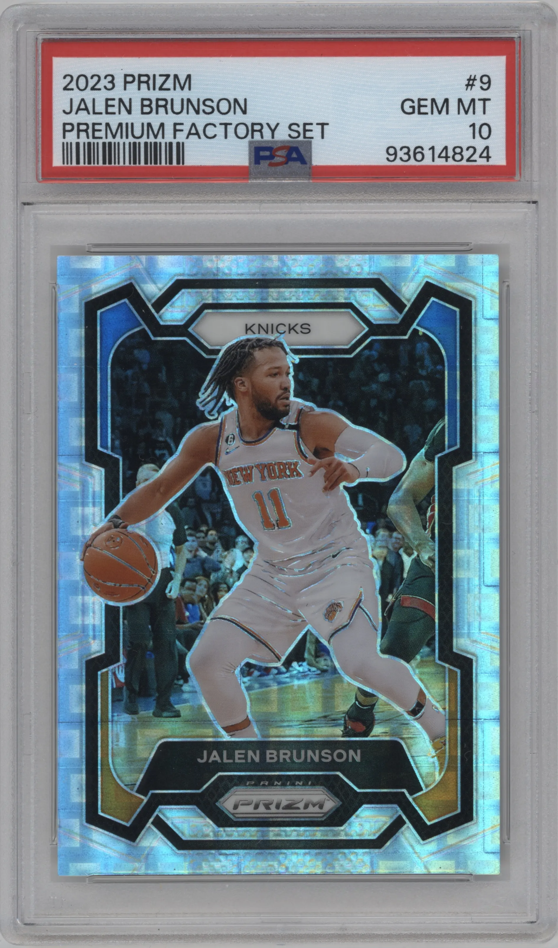 2023 Panini Prizm Jalen Brunson Premium Factory Set #9 PSA 10