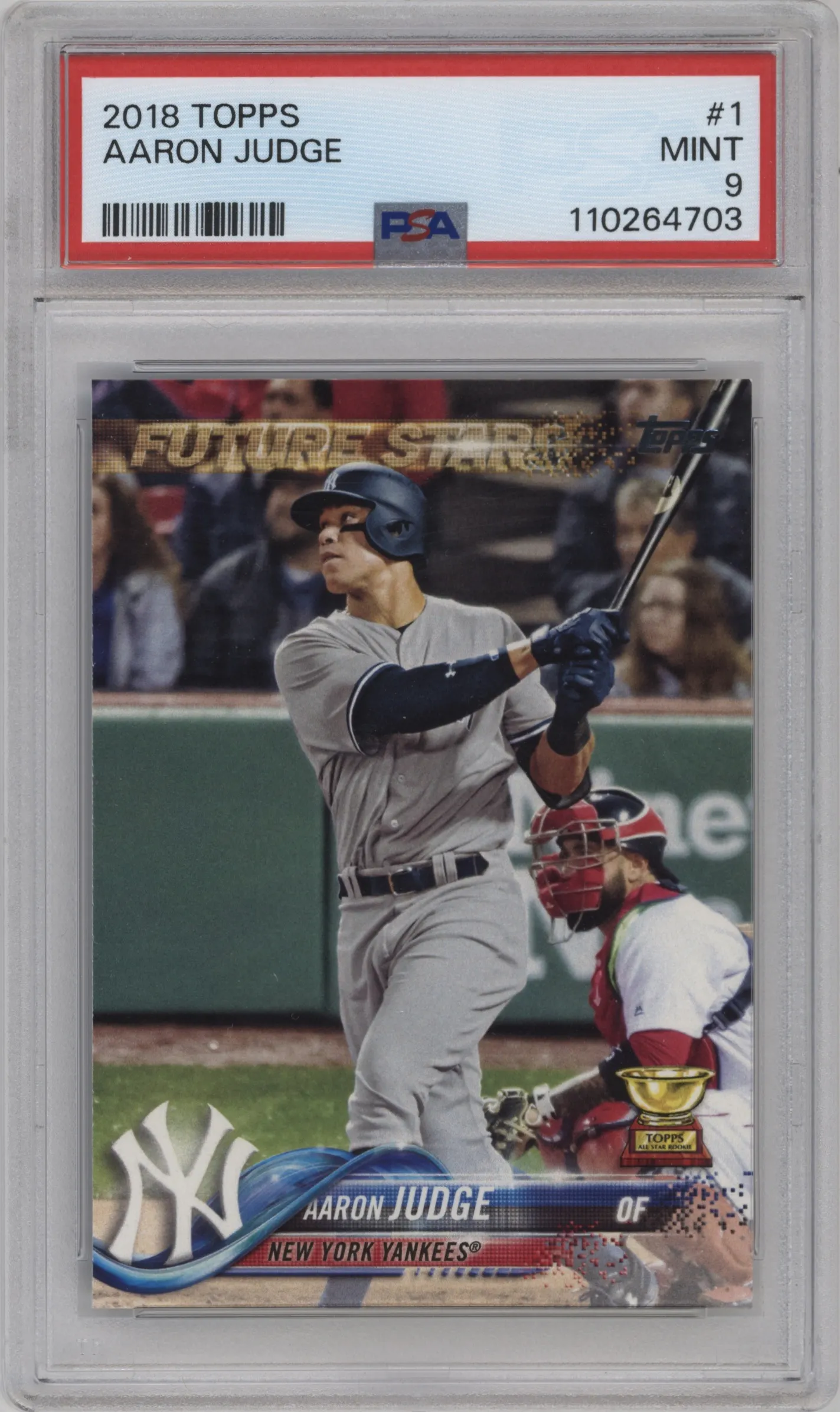 2018 Topps Series 1 Aaron Judge PSA 9