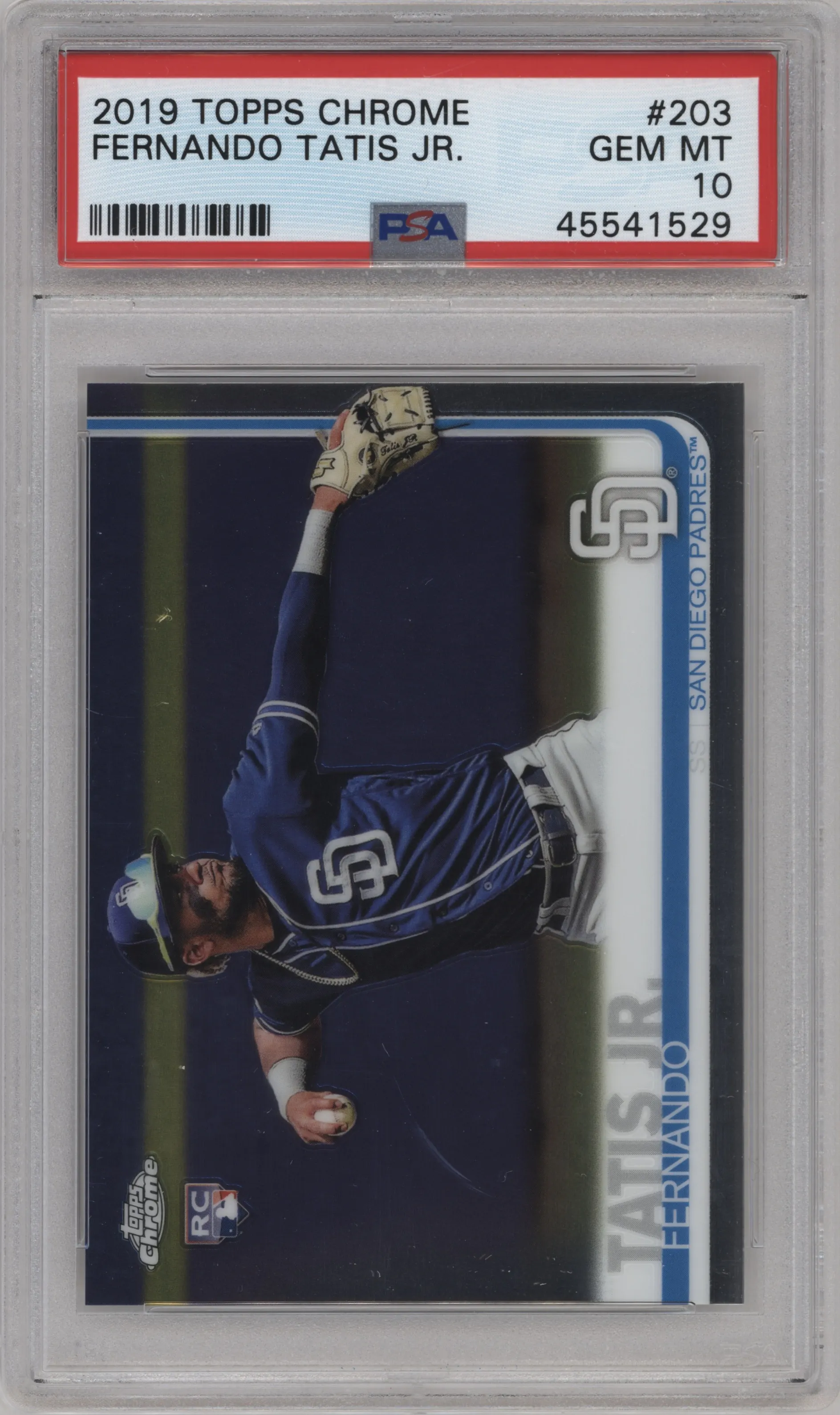 2019 Topps Chrome Fernando Tatis Jr. PSA 10