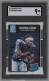 Derrick Henry from the 2016 Panini Donruss Optic set graded by SGC and given an overall grade of 9.