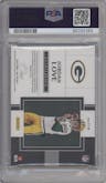 Jordan Love from the 2020 Panini One set graded by PSA and given an overall grade of 9.
