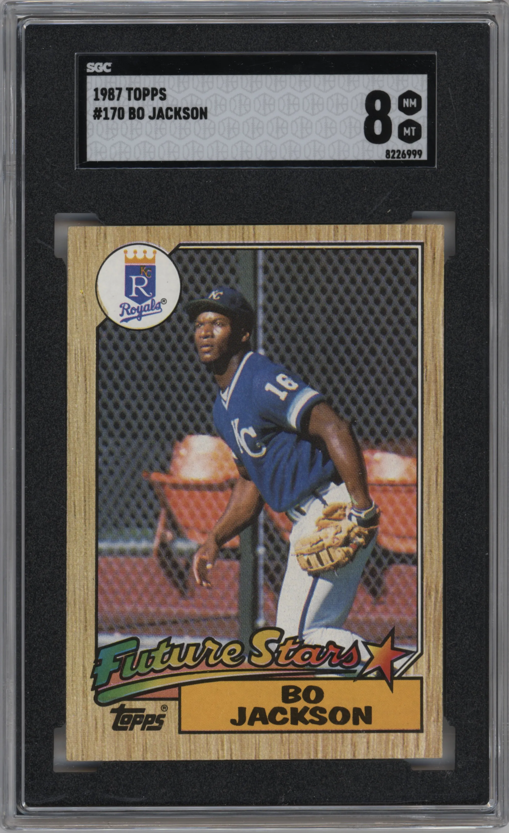1987 Topps Bo Jackson SGC 8