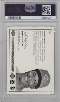 Ken Griffey Sr. from the 1999 Upper Deck Century Legends set graded by PSA and given an overall grade of 10.