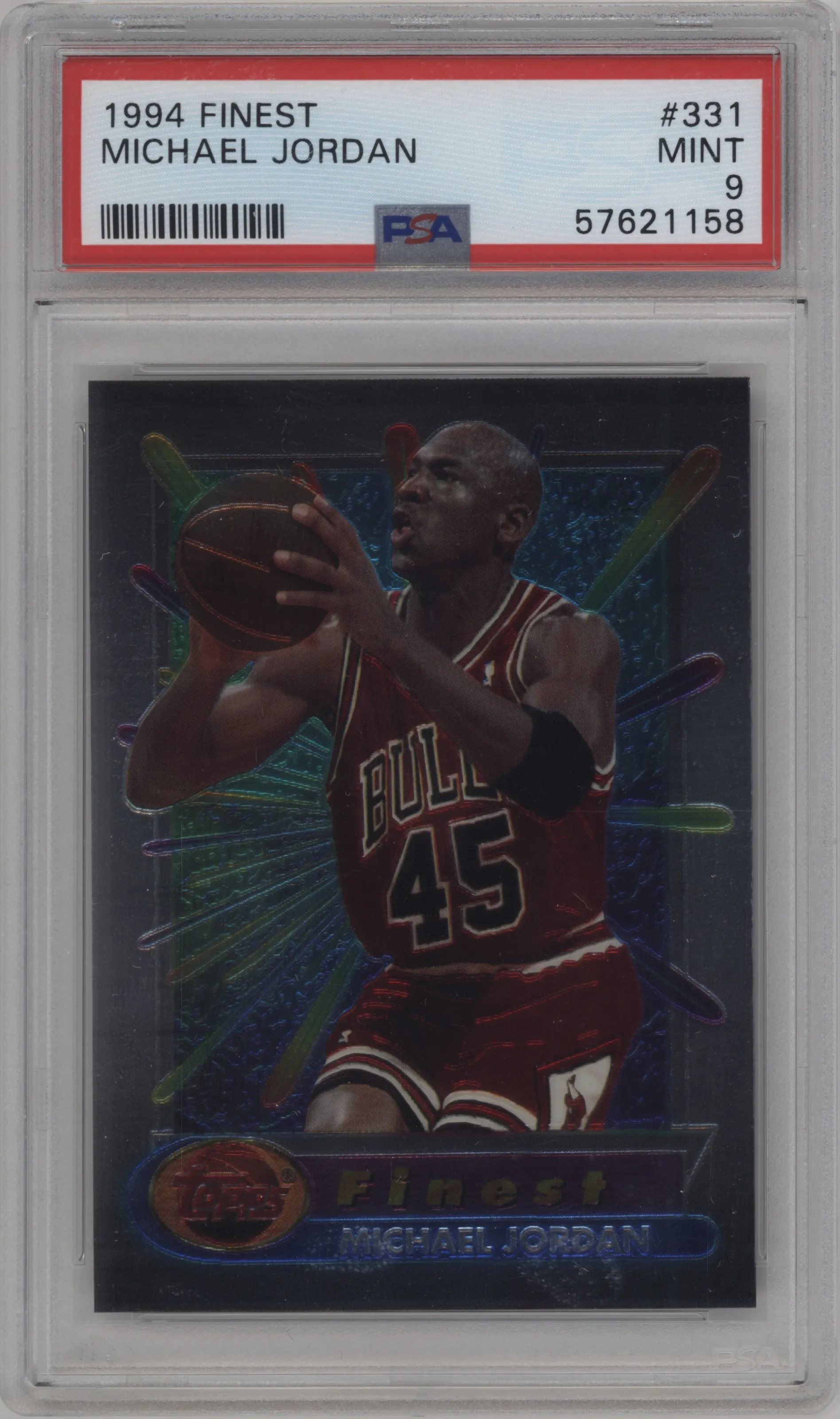 1994 Topps Finest Michael Jordan #331 PSA 9