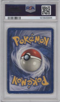 Venusaur from the 1999 Pokemon set graded by PSA and given an overall grade of 1.