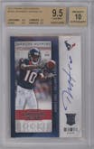 DeAndre Hopkins from the 2013 Panini Contenders set graded by Beckett and given an overall grade of 9.5.