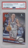 Paige Bueckers from the 2023-24 Bowman U Chrome set graded by PSA and given an overall grade of 10.