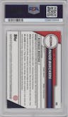 Paige Bueckers from the 2023-24 Bowman U Chrome set graded by PSA and given an overall grade of 10.