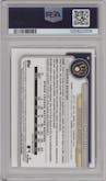 Jackson Chourio  from the 2024 Bowman Chrome set graded by PSA and given an overall grade of 10.