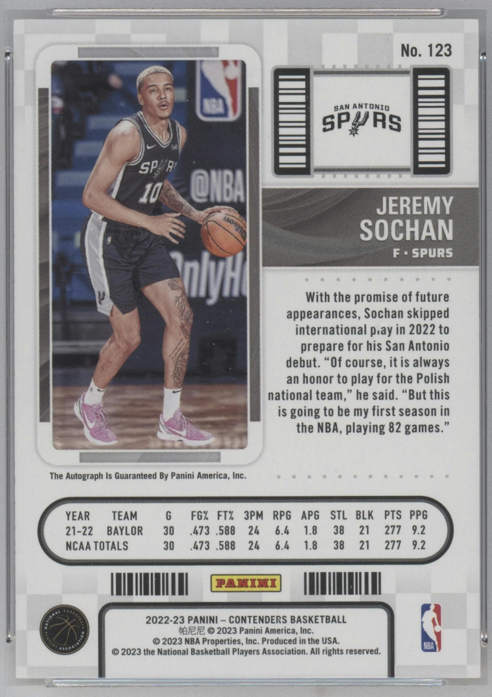 Jeremy Sochan | ARENA CLUB